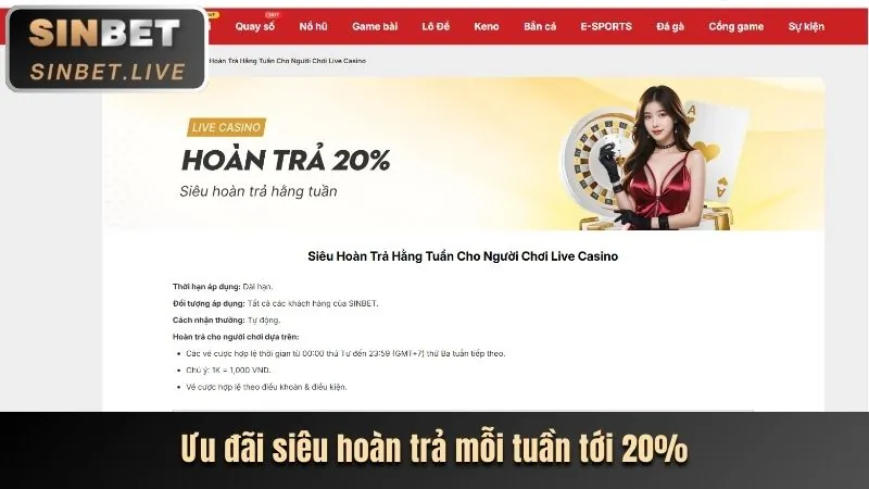 Trải nghiệm casino trực tuyến Vipwin